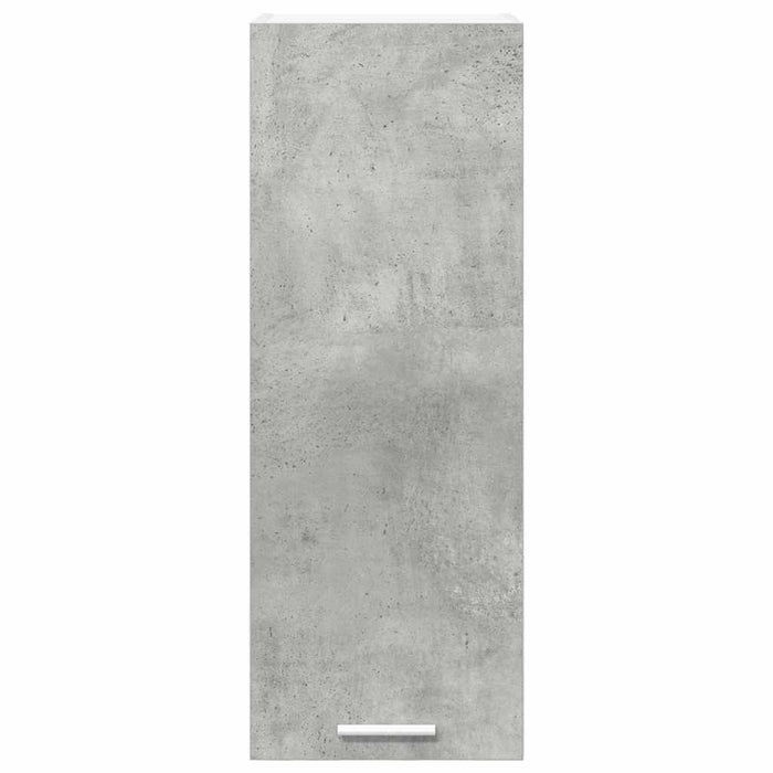 Armadio pensile con porta Riga 2 pcs Grigio Cemento e Bianco 884249