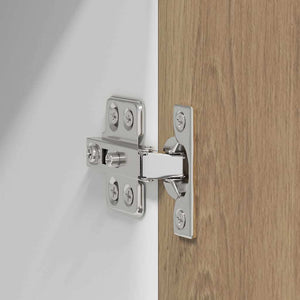 Armadio pensile con porta Riga 2 pcs Rovere Artigiano e Bianco 884257