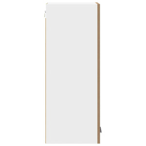 Armadio pensile con porta Riga 2 pcs Rovere Artigiano e Bianco 884257