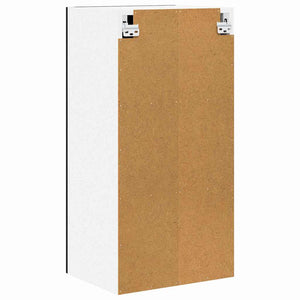 Armadio pensile Riga Rovere Affumicato e Bianco 40 x 31 x 80 cm 884259