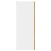 Armadio pensile Riga Quercia Sonoma e Bianca 40 x 31 x 80 cm 884260