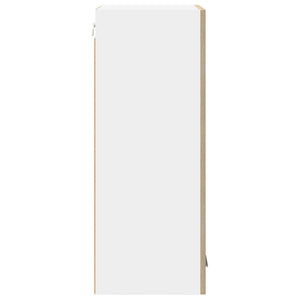 Armadio pensile Riga Quercia Sonoma e Bianca 40 x 31 x 80 cm 884260