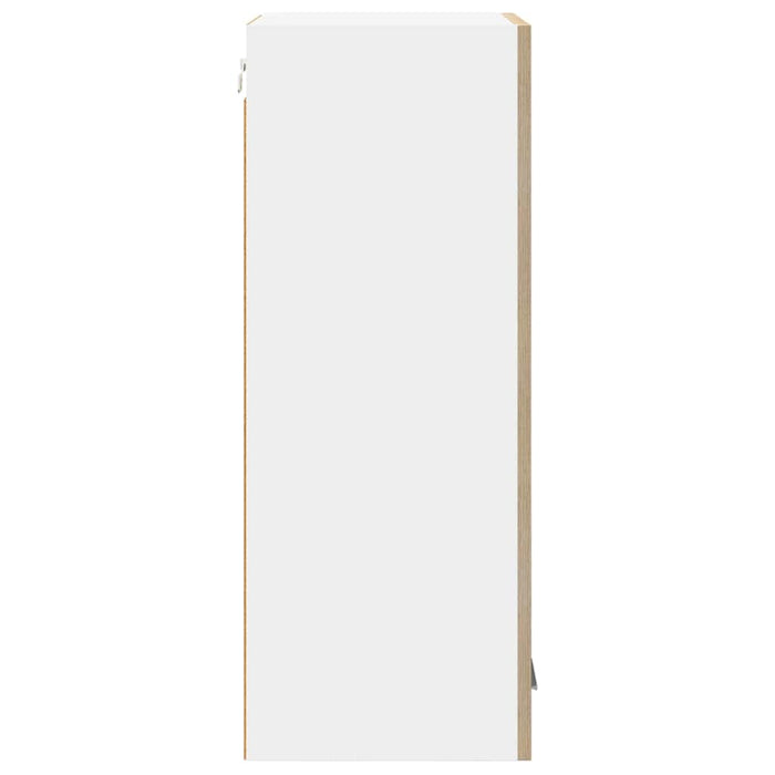 Armadio pensile Riga Quercia Sonoma e Bianca 40 x 31 x 80 cm 884260