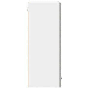 Armadio pensile Riga Grigio Cemento e Bianco 40 x 31 x 80 cm 884261