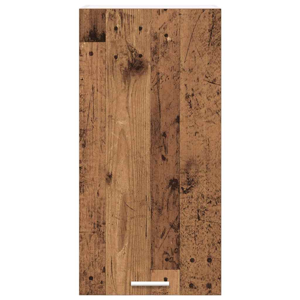 Armadio pensile Riga Rovere Affumicato e Bianco 40 x 31 x 80 cm 884264