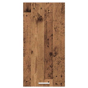 Armadio pensile Riga Rovere Affumicato e Bianco 40 x 31 x 80 cm 884264