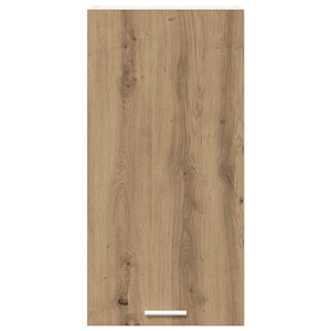 Armadio pensile Riga Rovere Artigiano e Bianco 40 x 31 x 80 cm 884265