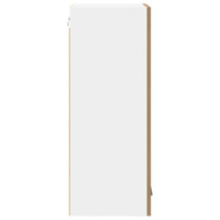 Armadio pensile Riga Rovere Artigiano e Bianco 40 x 31 x 80 cm 884265