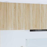 Armadio pensile Riga Quercia Sonoma e Bianca 50 x 31 x 80 cm 884268