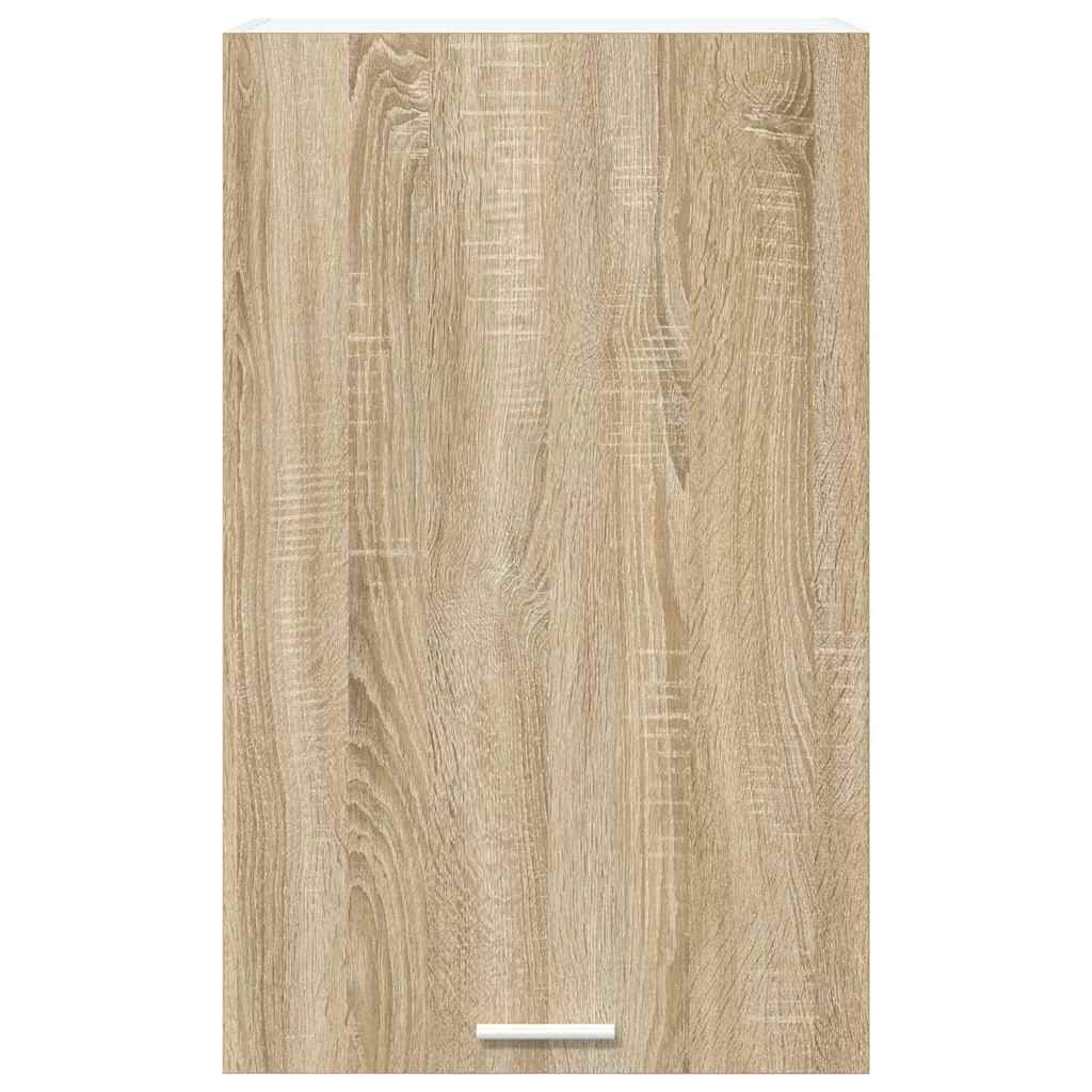 Armadio pensile Riga Quercia Sonoma e Bianca 50 x 31 x 80 cm 884268