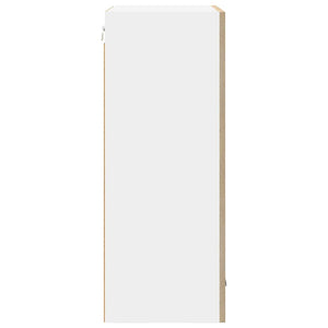 Armadio pensile Riga Quercia Sonoma e Bianca 50 x 31 x 80 cm 884268