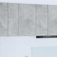 Armadio pensile Riga Grigio Cemento e Bianco 50 x 31 x 80 cm 884269