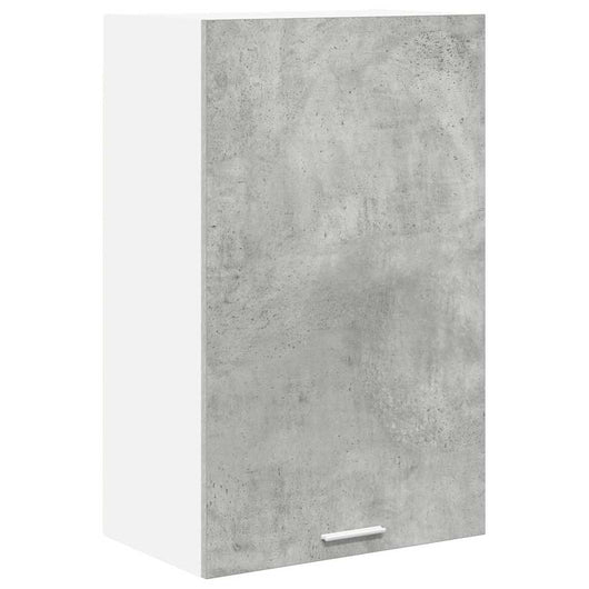 Armadio pensile Riga Grigio Cemento e Bianco 50 x 31 x 80 cm 884269