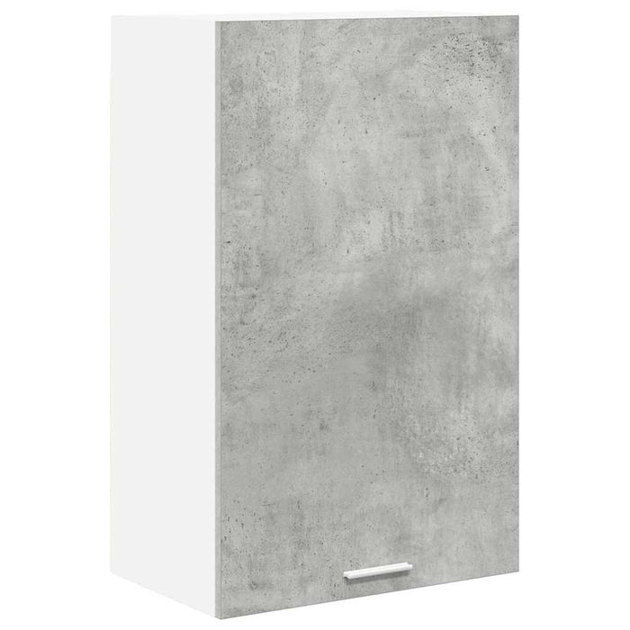 Armadio pensile Riga Grigio Cemento e Bianco 50 x 31 x 80 cm 884269