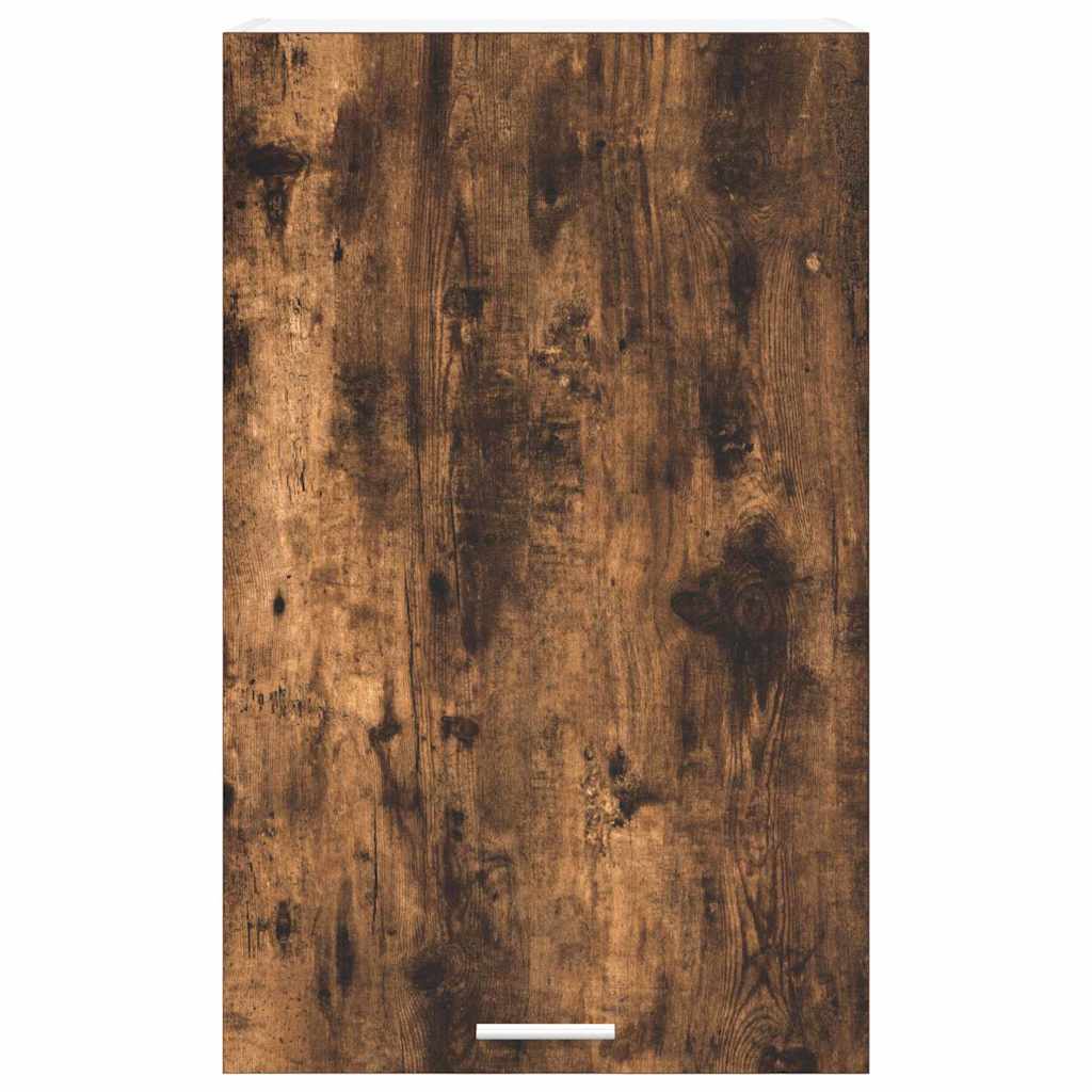 Armadio pensile Riga Rovere Affumicato e Bianco 50 x 31 x 80 cm 884270