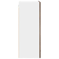 Armadio pensile Riga Rovere Affumicato e Bianco 50 x 31 x 80 cm 884270