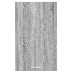 Armadio pensile Riga Grigio Sonoma e Bianco 50 x 31 x 80 cm 884271