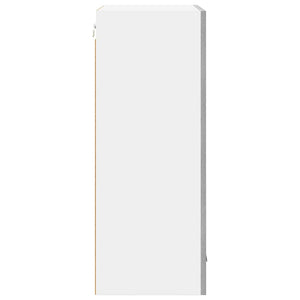 Armadio pensile Riga Grigio Sonoma e Bianco 50 x 31 x 80 cm 884271