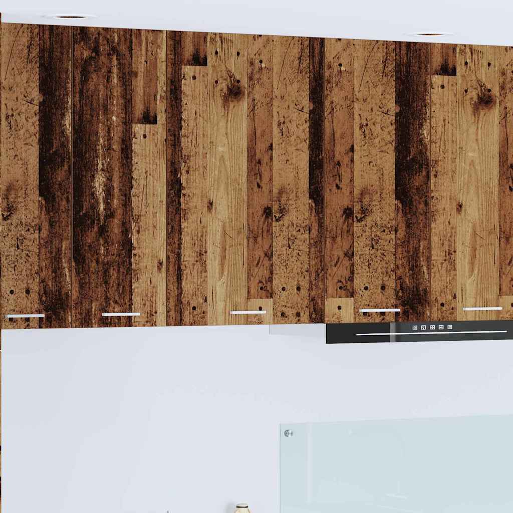 Armadio pensile Riga Rovere Affumicato e Bianco 50 x 31 x 80 cm 884272