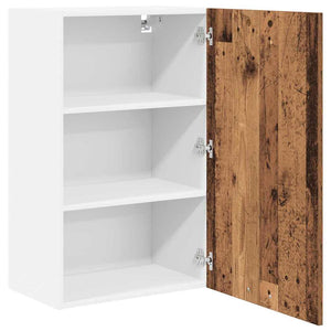 Armadio pensile Riga Rovere Affumicato e Bianco 50 x 31 x 80 cm 884272