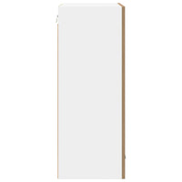 Armadio pensile Riga Rovere Artigiano e Bianco 50 x 31 x 80 cm 884273