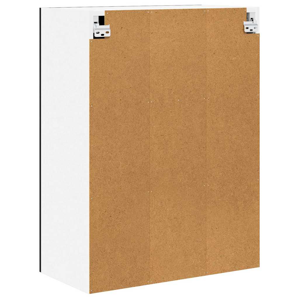 Armadio pensile con porta Riga Rovere Nero 60 x 31 x 80 cm 884275