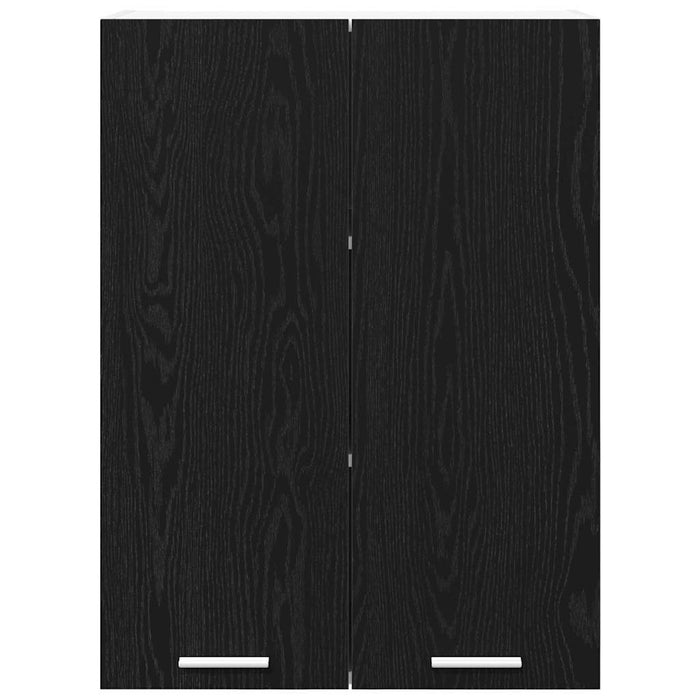 Armadio pensile con porta Riga Rovere Nero 60 x 31 x 80 cm 884275