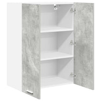 Armadio pensile con porta Riga Grigio cemento 60 x 31 x 80 cm 884277