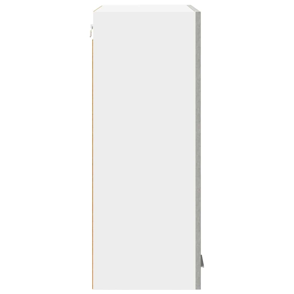 Armadio pensile con porta Riga Grigio cemento 60 x 31 x 80 cm 884277