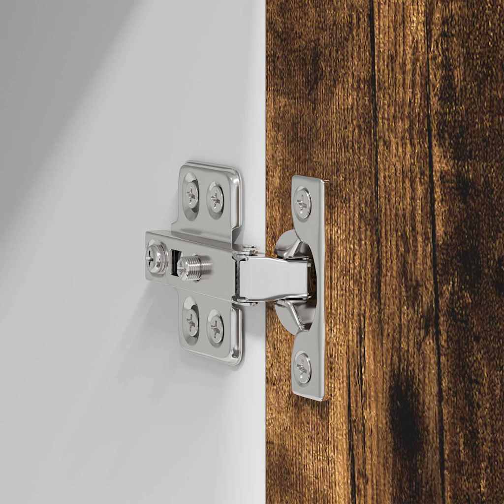 Armadio pensile con porta Riga Rovere fumé 60 x 31 x 80 cm 884278