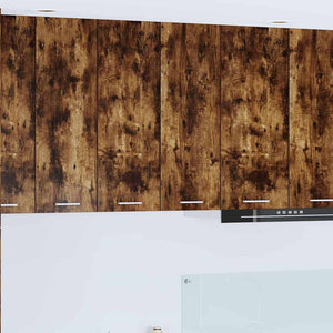 Armadio pensile con porta Riga Rovere fumé 60 x 31 x 80 cm 884278