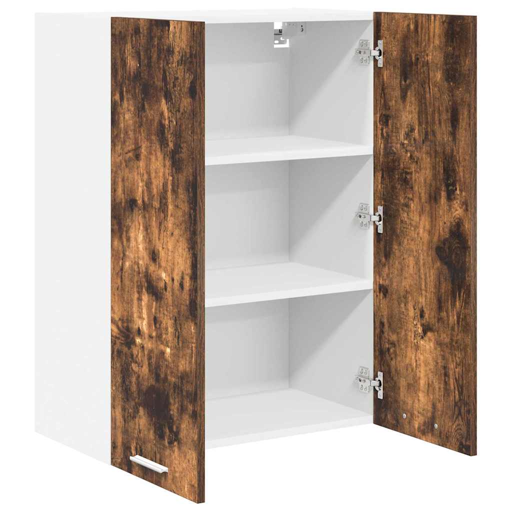 Armadio pensile con porta Riga Rovere fumé 60 x 31 x 80 cm 884278