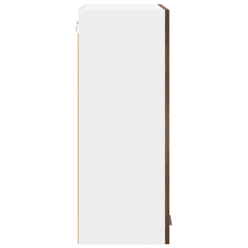 Armadio pensile con porta Riga Rovere fumé 60 x 31 x 80 cm 884278