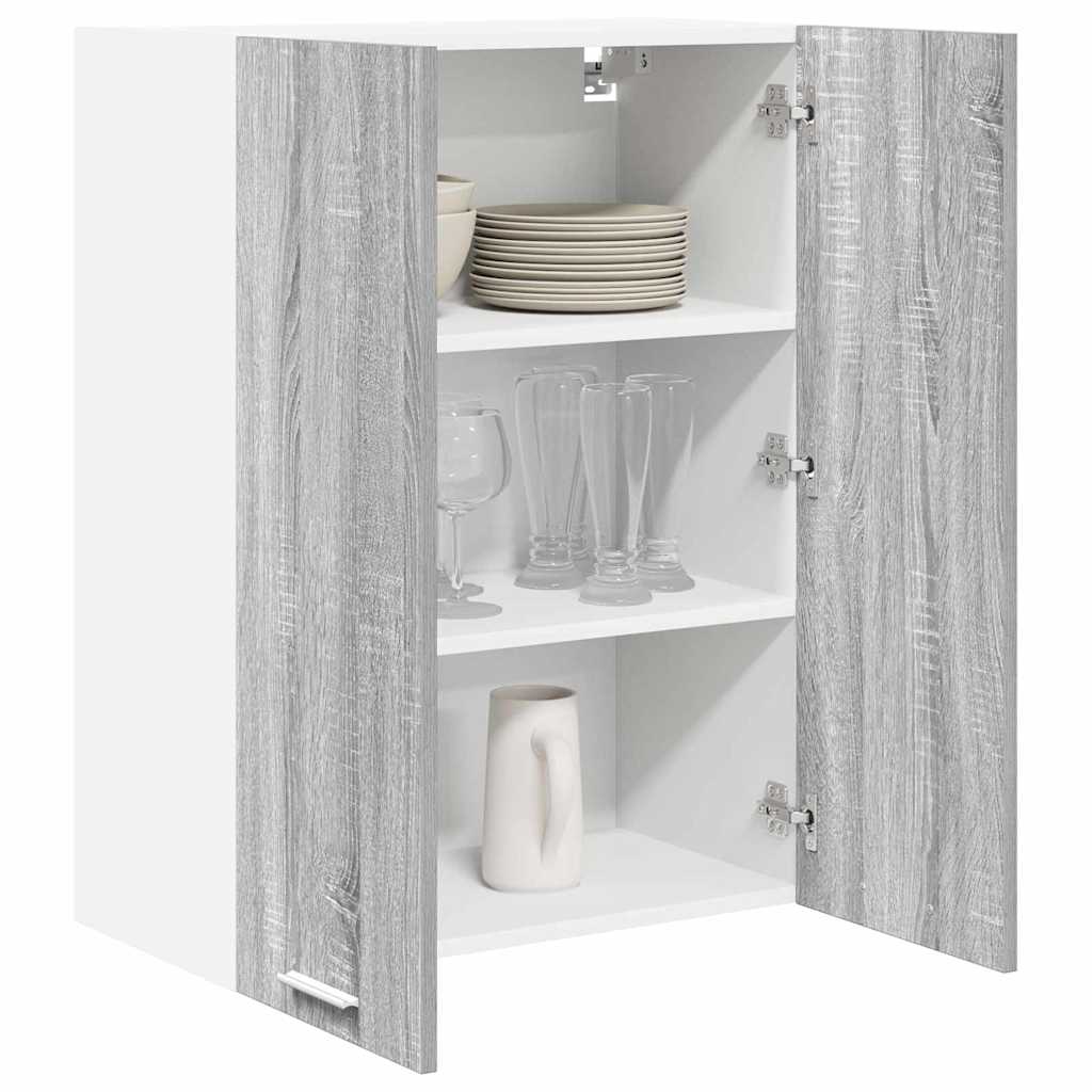 Armadio pensile con porta Riga Grigio Sonoma 60 x 31 x 80 cm 884279