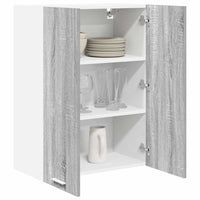 Armadio pensile con porta Riga Grigio Sonoma 60 x 31 x 80 cm 884279