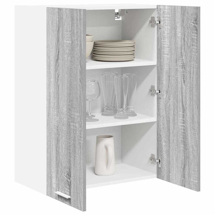 Armadio pensile con porta Riga Grigio Sonoma 60 x 31 x 80 cm 884279