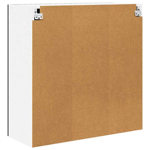 Armadio pensile con porta Riga Rovere Nero 80 x 31 x 80 cm 884283