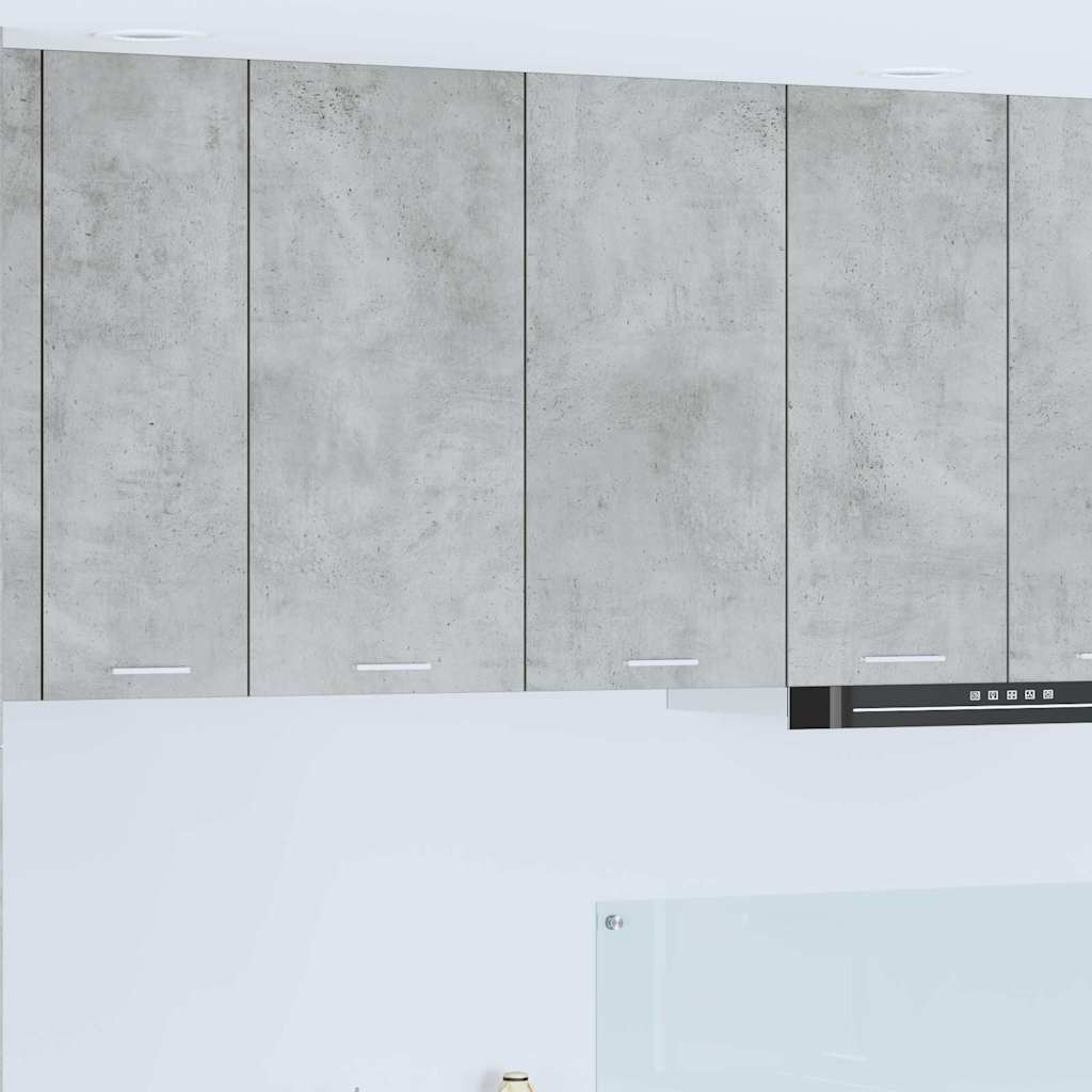 Armadio pensile con porta Riga Grigio cemento 80 x 31 x 80 cm 884285