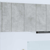 Armadio pensile con porta Riga Grigio cemento 80 x 31 x 80 cm 884285