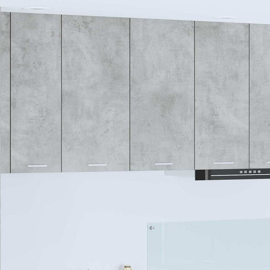 Armadio pensile con porta Riga Grigio cemento 80 x 31 x 80 cm 884285