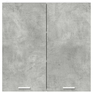 Armadio pensile con porta Riga Grigio cemento 80 x 31 x 80 cm 884285