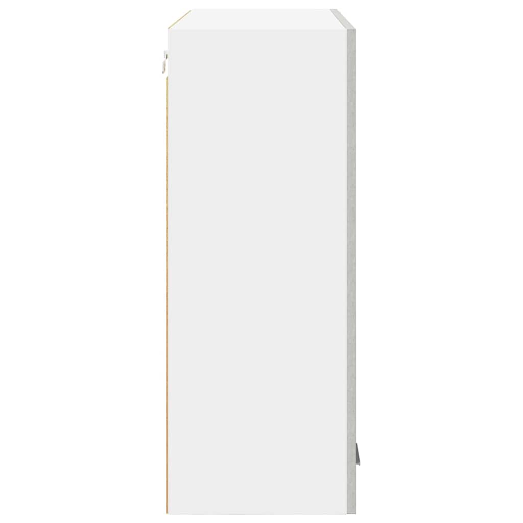 Armadio pensile con porta Riga Grigio cemento 80 x 31 x 80 cm 884285