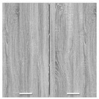 Armadio pensile con porta Riga Grigio Sonoma 80 x 31 x 80 cm 884287