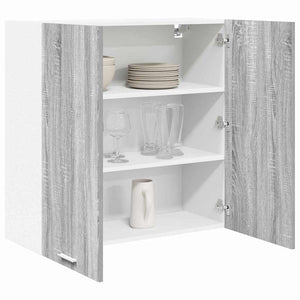Armadio pensile con porta Riga Grigio Sonoma 80 x 31 x 80 cm 884287