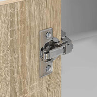 Armadio pensile Riga Quercia Sonoma e Bianca 57 x 57 x 80 cm 884292