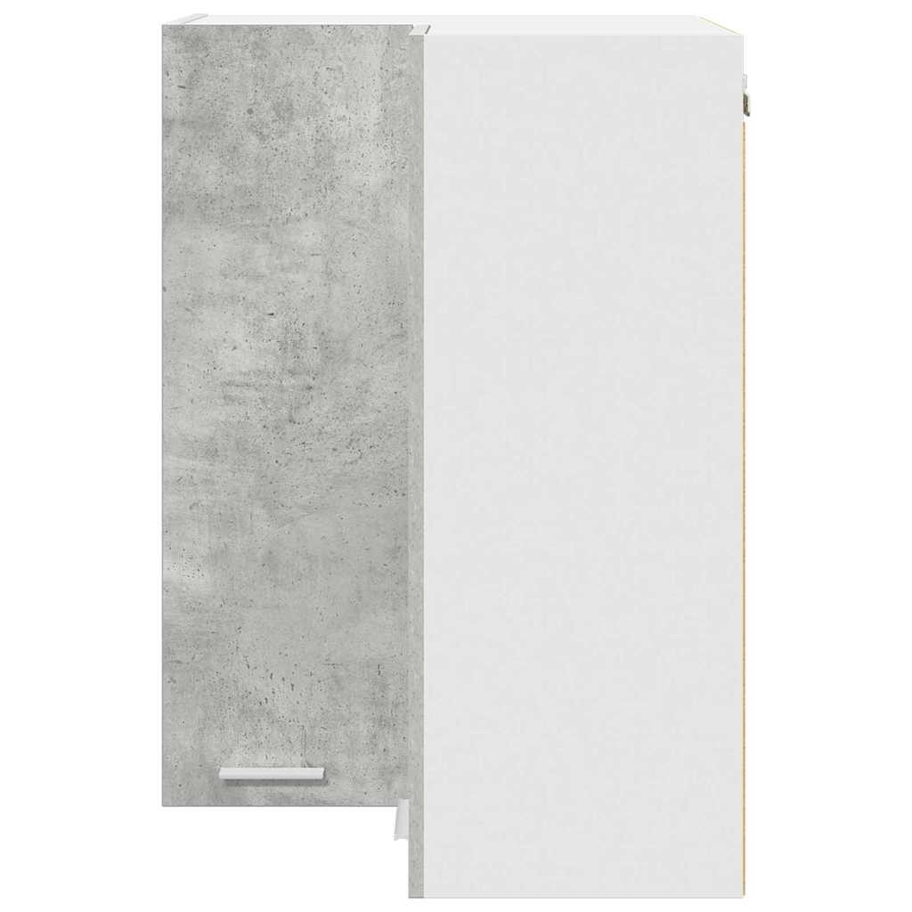 Armadio pensile Riga Grigio Cemento e Bianco 57 x 57 x 80 cm 884293