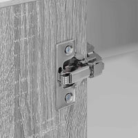 Armadio pensile Riga Grigio Sonoma e Bianco 57 x 57 x 80 cm 884295