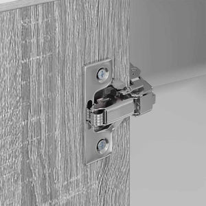 Armadio pensile Riga Grigio Sonoma e Bianco 57 x 57 x 80 cm 884295