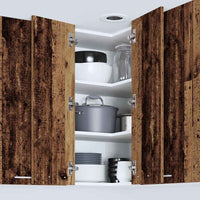 Armadio pensile Riga Rovere Affumicato e Bianco 57 x 57 x 80 cm 884296