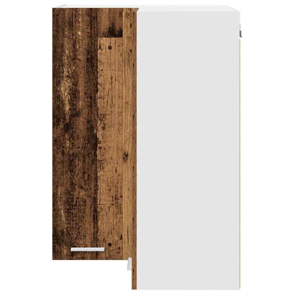 Armadio pensile Riga Rovere Affumicato e Bianco 57 x 57 x 80 cm 884296